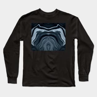 Black Sand Waves Long Sleeve T-Shirt